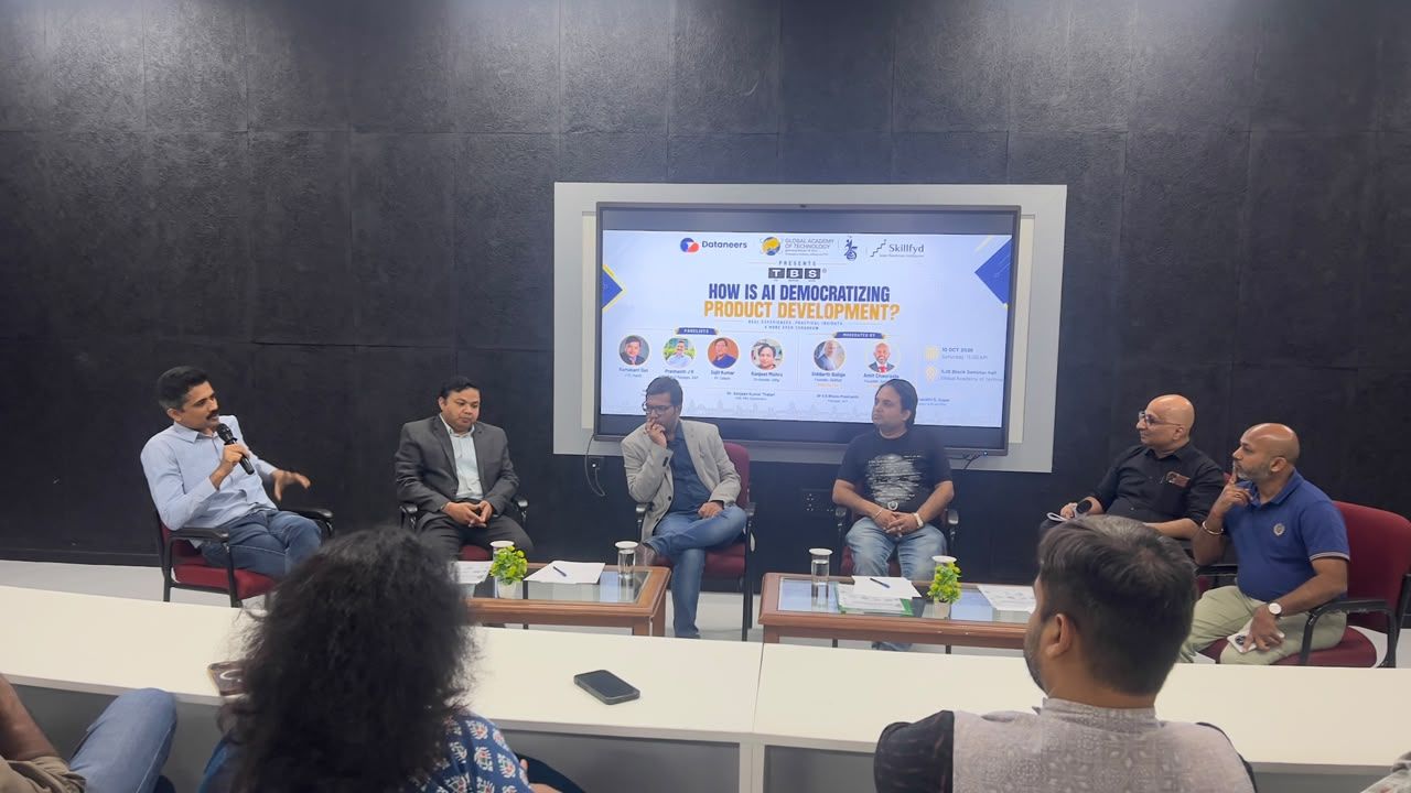 TBS panel at Global Academy of Technology, Season 02 opener